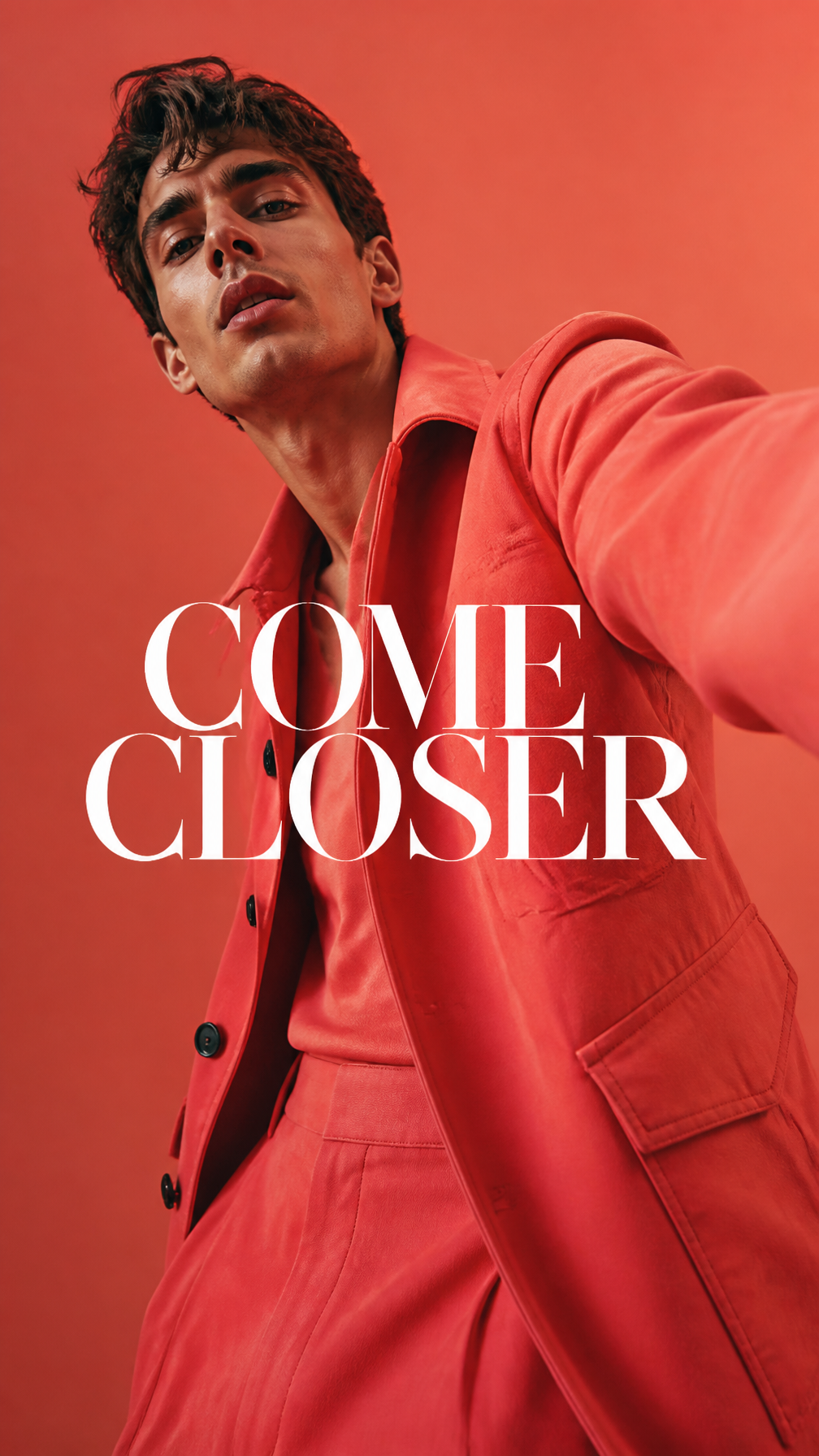 Luxury fashion editorial.