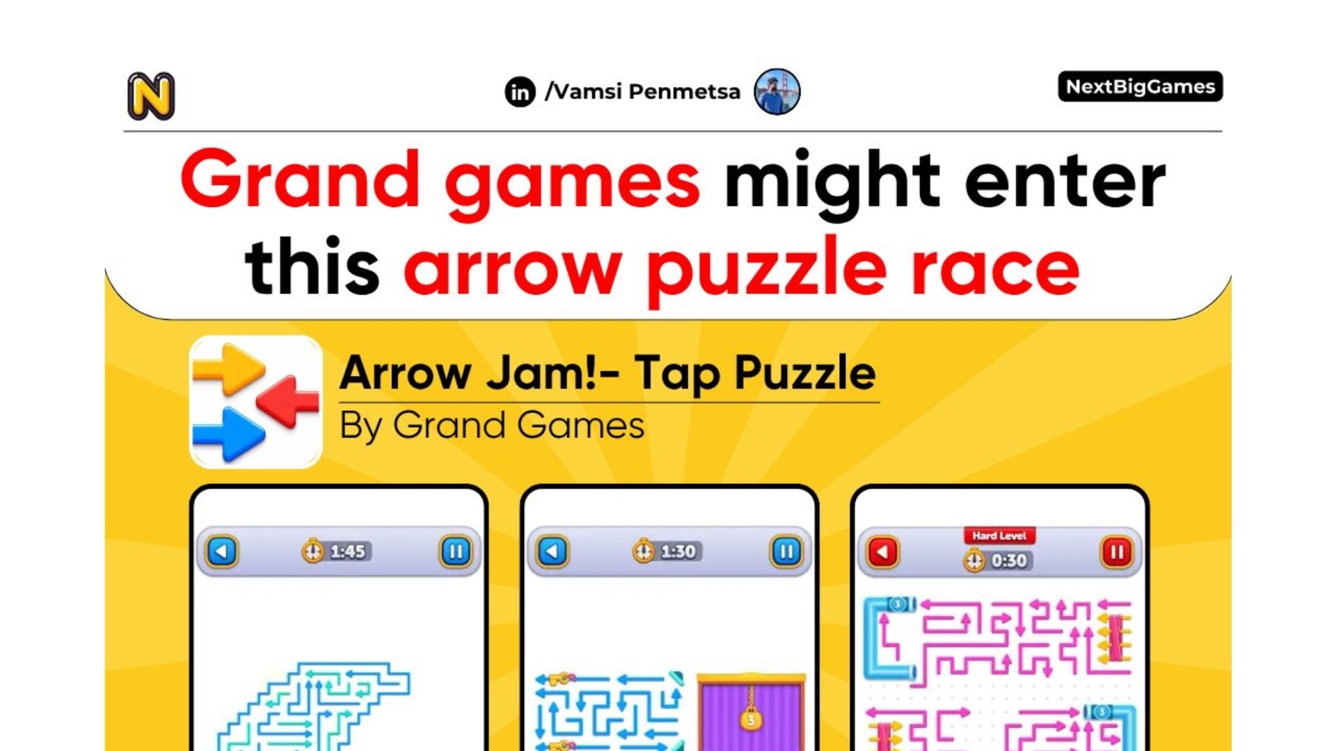 🎯 Grand Games的《箭头果酱》: 7个巧妙的益智新玩法🚀