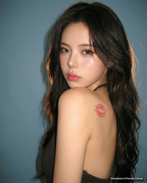 2000年代数码相机风格肩头吻痕少女