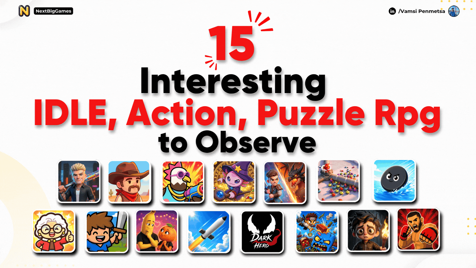 15 Interesting Idle, Action , Puzzle RPG Games to Observe