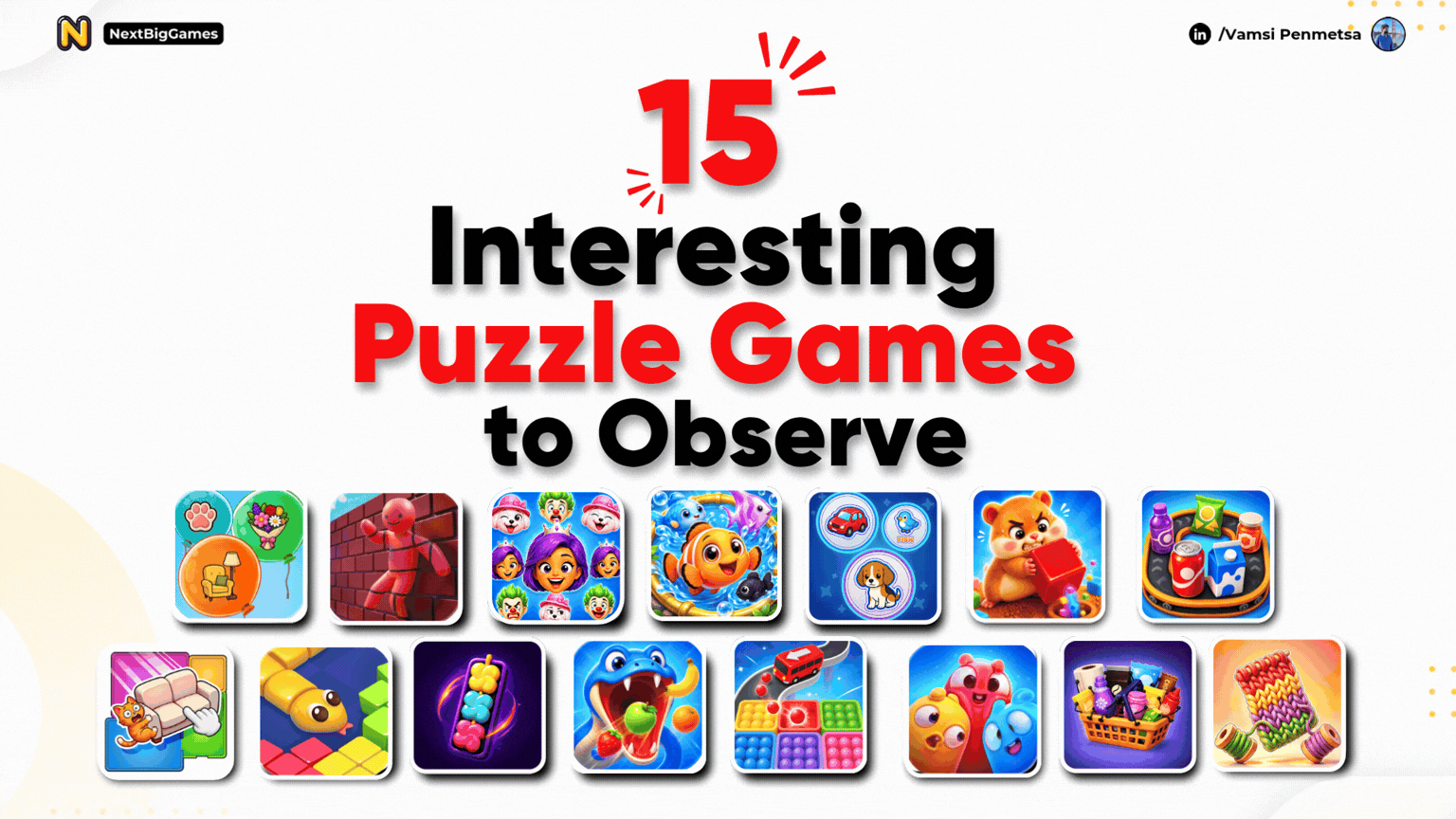 15 Interesting Puzzle Games to Observe